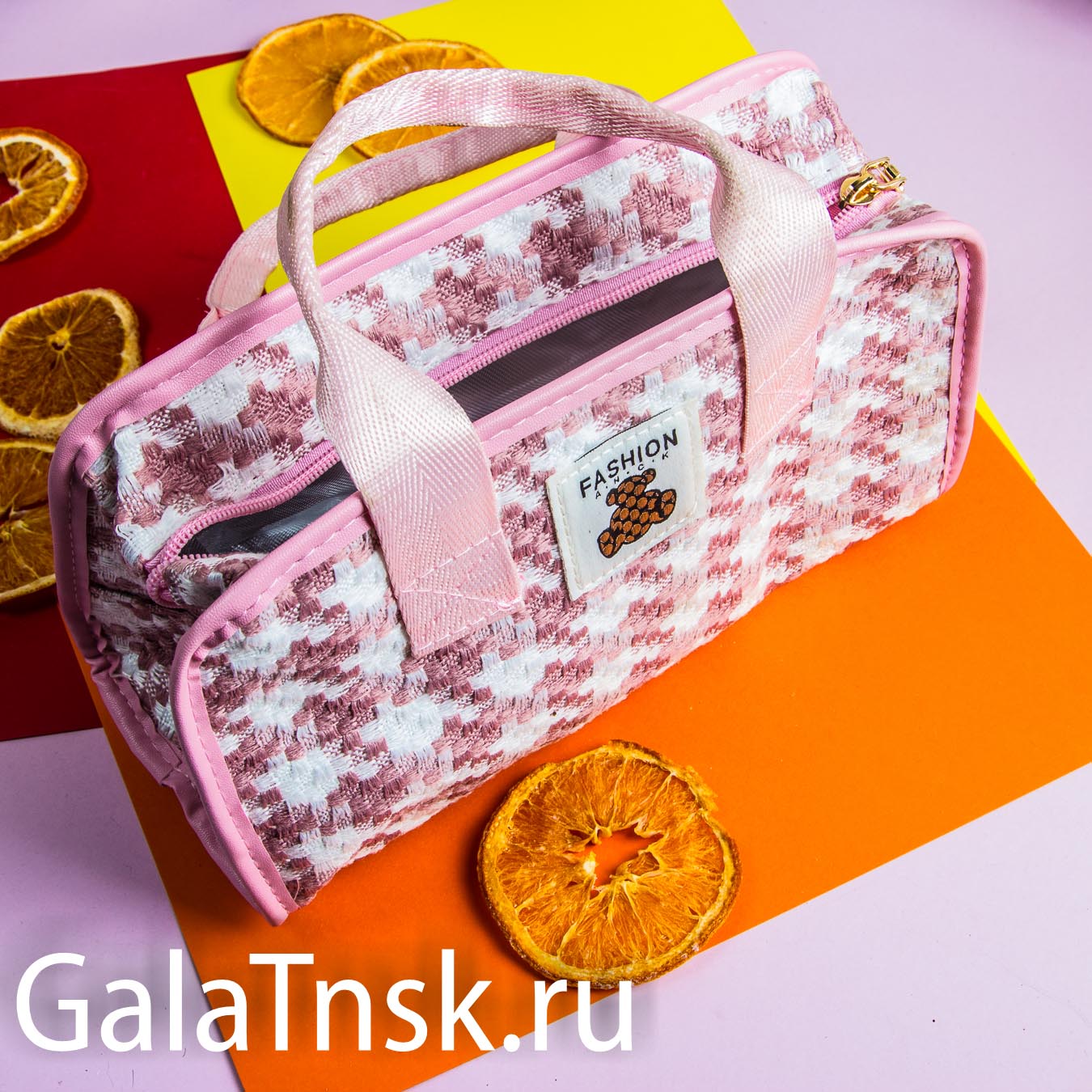 BirinD Косметичка текстильная FASHION ANCK 1049 pink