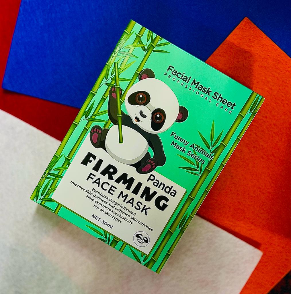 WOKALI Набор тканевых масок FACIAL MASK SHEET PANDA FIRMING FACE MASK 10шт HA-3041