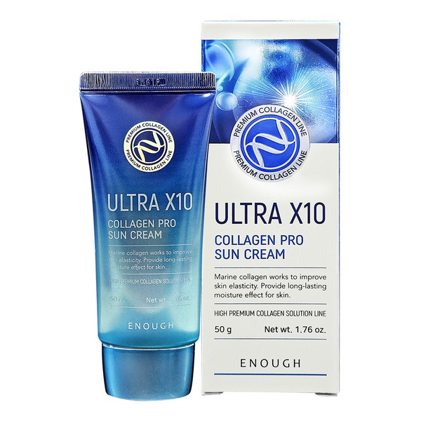 ENOUGH Солнцезащитный крем ULTRA X10 COLLAGEN PRO SUN CREAM SPF50+ PA+++ 50g