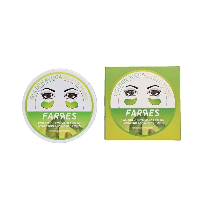 FARЯES Гидрогелевые увлажняющие патчи GOLDEN AVOCADO EYE MASK 9179