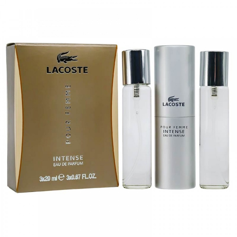 НАБОРЫ 3 ПО 20ML LACOSTE POUR FEMME INTENSE 