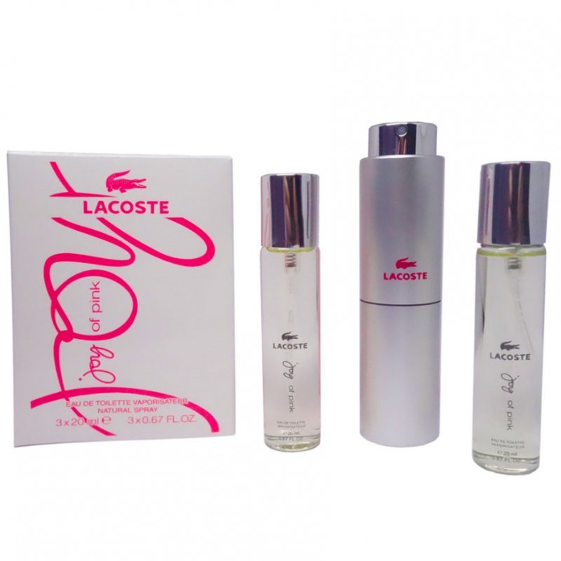 НАБОРЫ 3 ПО 20ML LACOSTE JOY OF PINK