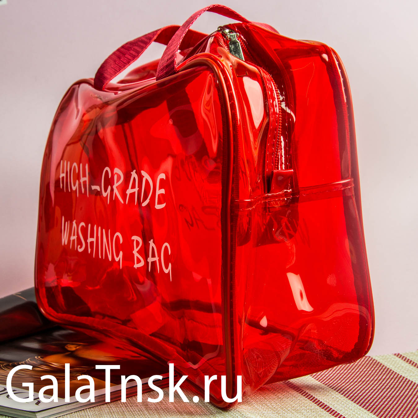 Косметичка для душа HIGH-GRADE WASHING BAG 335598 красный 