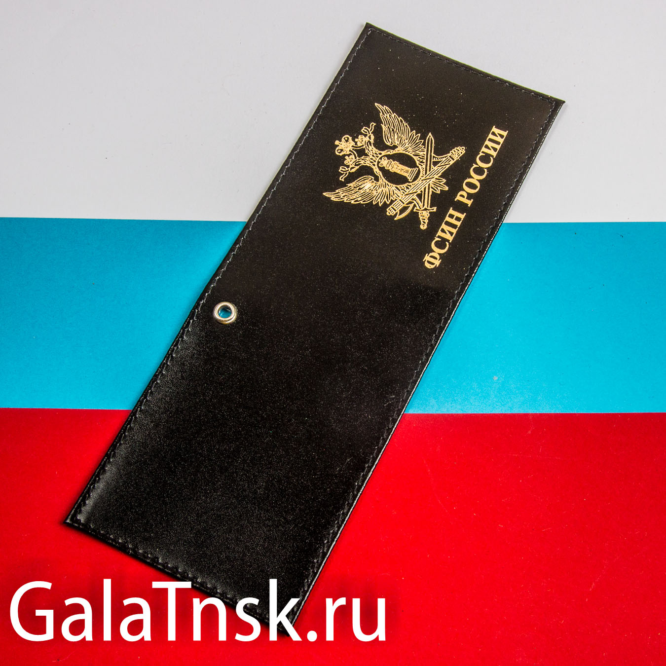 BAREZ Обложка для удостоверения ФСИН РОССИИ натуральная кожа HJ FSN 0551/1 Black